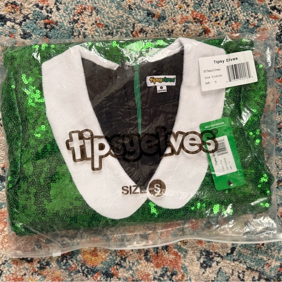 NWT TIPSY ELVES WOMEN'S ELF SEQUIN DRESS - Picture 3 of 4